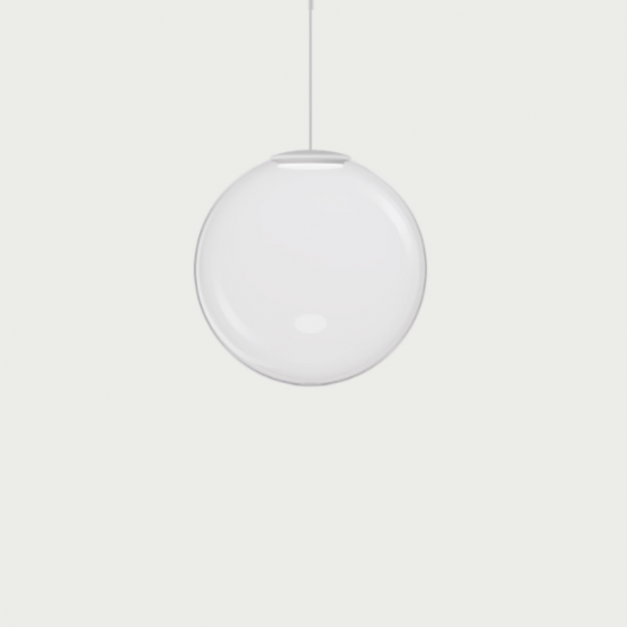 Suspension Non Random 33 - Lodes - finition clear-frosted white