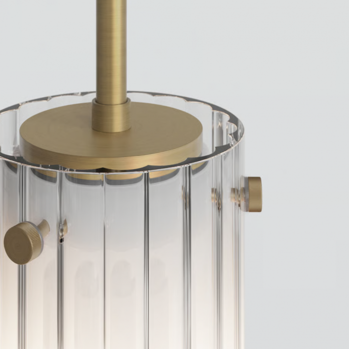 Suspension Ottavino Pendant - Astro lighting - finition laiton brosse mat