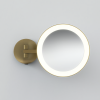 Miroir éclairant grossissant Mascali Round LED - Astro lighting - finition laiton brossé mat