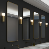 Applique ortona  single - Astro lighting - finition laiton brossé mat
