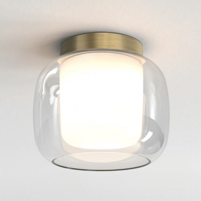 Plafonnier Aquina Ceiling 240 - Astro lighting - finition laiton brossé mat