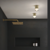 Plafonnier Ottawa - Astro lighting - finition laiton brossé mat