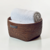 Panier à linge Basket Korb - Decor Walther - finition rotin foncé