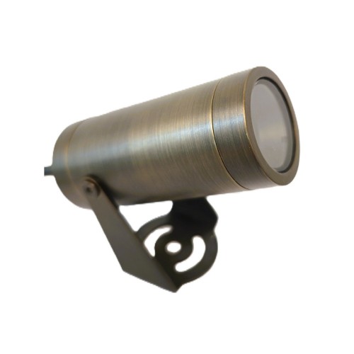 Projecteur Aera S pour spot piquet - antique brossé - Crealed - Valentedesign.com
