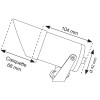 Projecteur Aera S pour spot piquet - schéma - Crealed - Valentedesign.com
