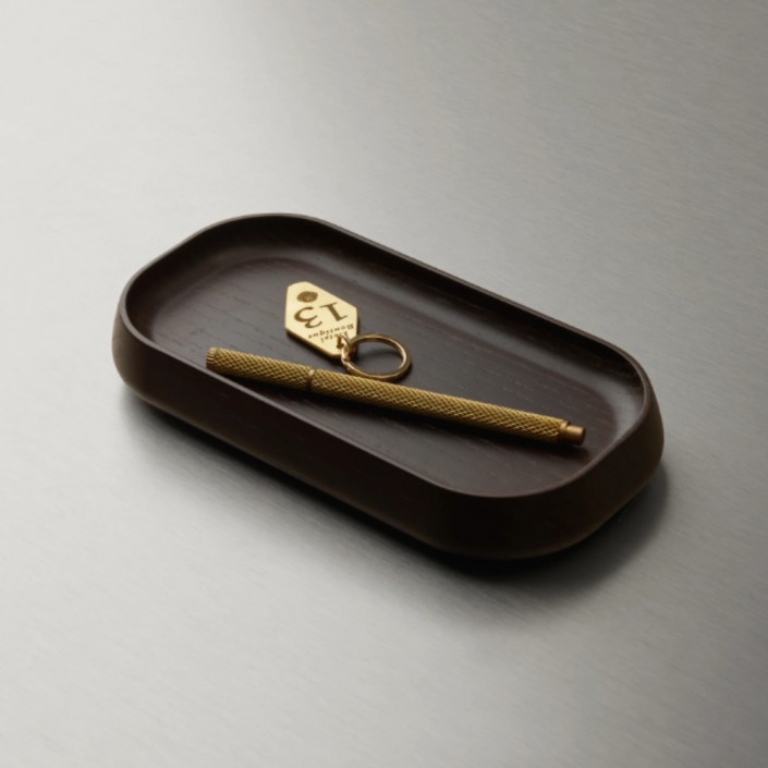 Tablette Onyo AS - Decor Walther - finition marron foncé