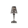 Lampe de table sans fil Battery transparent fumé Kartell - Valente Design