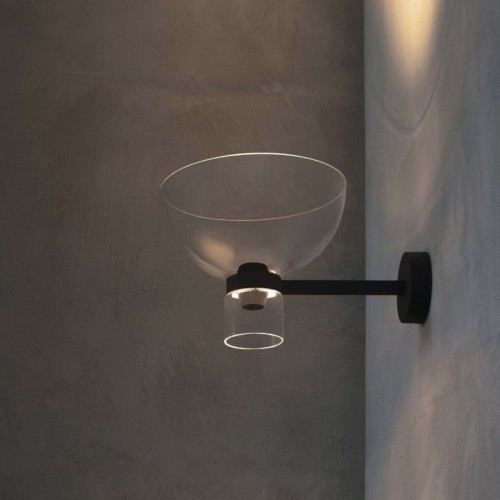 Applique murale Nocturne W Bowl - finition noir - Flos