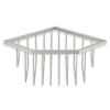 Panier de douche d'angle WA ECK1 nickel satiné Decor Walther Valente Design