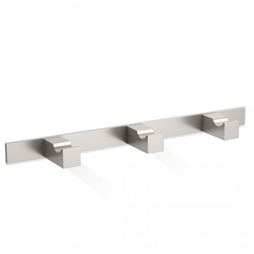 Support patère triple Corner CO HAK3 nickel satiné decor walther valente design