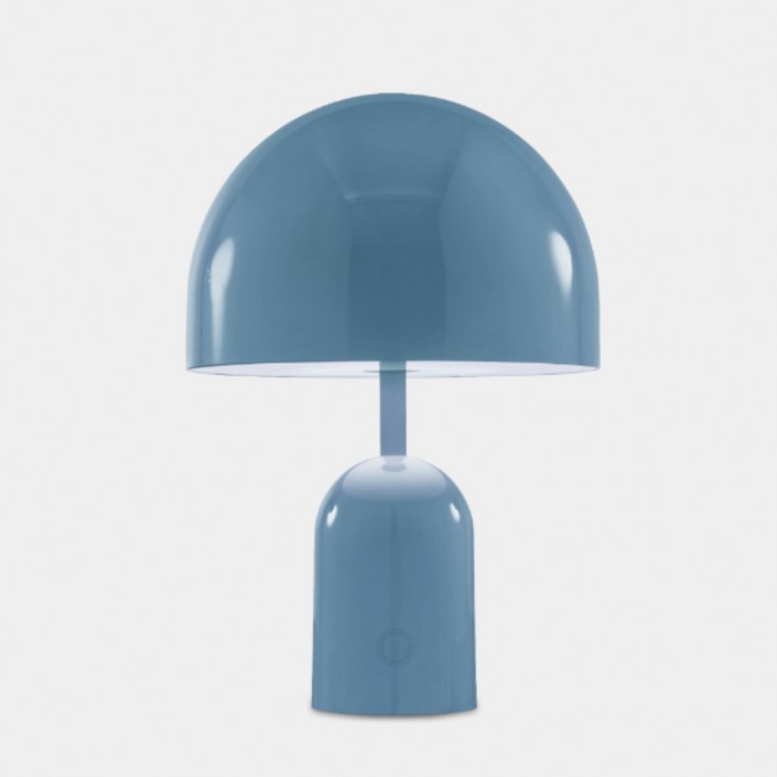 Lampe à poser Bell portable Light V2 - Tom Dixon - finition baby blue