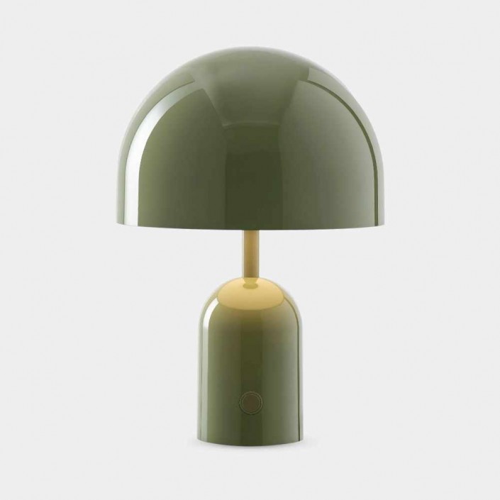 Lampe à poser Bell portable Light V2 - Tom Dixon - finition moss