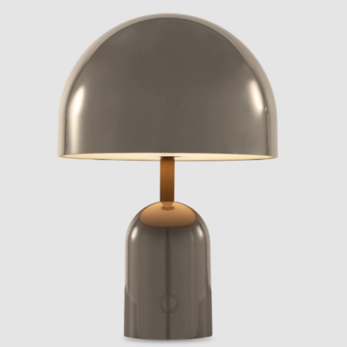 Lampe à poser Bell portable Light V2 - Tom Dixon - finition taupe