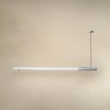 Suspension In Fine Pendant Horizontal 1600 finition argent DCW Éditions éteinte