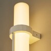 Applique de salle de bains In Fine Wall 650 finition blanc DCW Éditions allumée gros plan