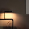 Lampe de table Maria noir brillant éclairée Viabizzuno - Valente Design
