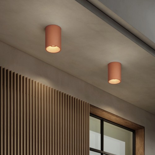 Applique d'extérieur Kos Round 140 Coastal - Astro Lighting - finition béton terre cuite