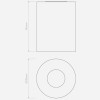 Dimensions - Applique d'extérieur Kos Round 140 Coastal - Astro Lighting