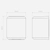 Applique d'extérieur Brixham Wall Single d'Astro Lighting - Dimensions