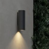 Applique extérieure Ava 200 Coastal d'Astro Lighting finition métal canon brossé