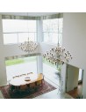 Lustre 2097/50 laiton de flos Valente Design Gino Sarfatti mise en scène
