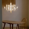 Lustre 2097/18 blanc mat de flos Valente Design Gino Sarfatti - salle à manger
