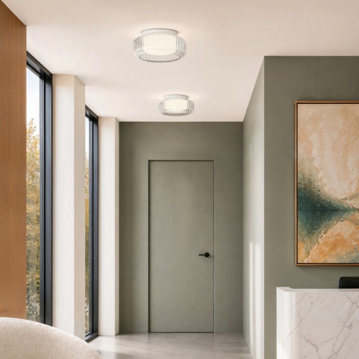Plafonnier Toro 385 - Astro Lighting - finition verre transparent