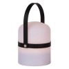 Lampe de table sans fil LITTLE JOE noir - Lucide - Valente Design - éclairée sur table éteinte