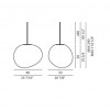 Dimension suspension Gregg X-Large Outdoor Foscarini Valente Design