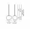 dimension suspension Gregg Média Outdoor Foscarini Valente Design