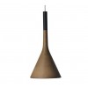 Suspension Aplomb LED marron Foscarini - Valente Design