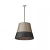 Éclairage avec la suspension Romeo C3 Outdoor H71cm grise/noire de la marque Flos faite par Philippe Starck pour Valente Design