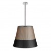 Suspension Romeo C3 Outdoor H91cm grise/noire de la marque Flos faite par Philippe Starck pour Valente Design