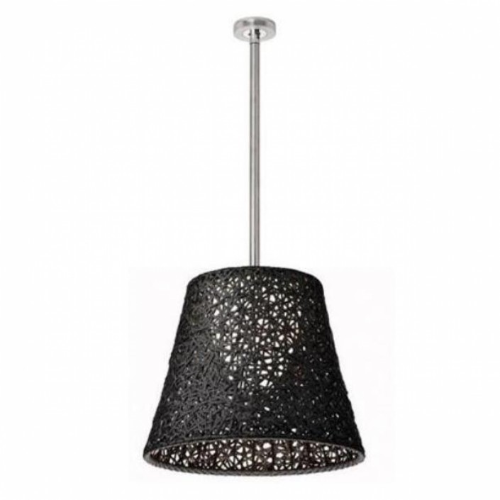 Suspension Romeo C3 Outdoor H91cm noire de la marque Flos faite par Philippe Starck pour Valente Design