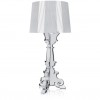 Lampe de table Bourgie Metal Chrome Kartell - Valente Design de profil