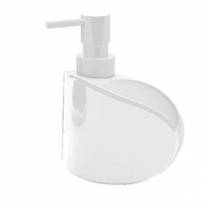 Distributeur de savon liquide Moby blanc de la marque Gedy