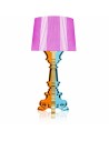 Lampe de table Bourgie Metal Multicolor Fuchsia Kartell - Valente Design de profil