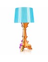 Lampe de table Bourgie Metal Multicolor Bleu clair Kartell - Valente Design de profil