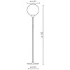 Lampadaire Artemide Castore 35 plan