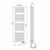 Schéma  sèche serviettes Lisa 2 électrique 1000W