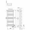 Schéma  sèche serviettes électrique Sandy 600W