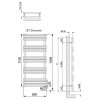 Schéma  sèche serviettes électrique Sandy 450W