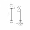 Lampadaire Artemide Choose Terra Halogène plan