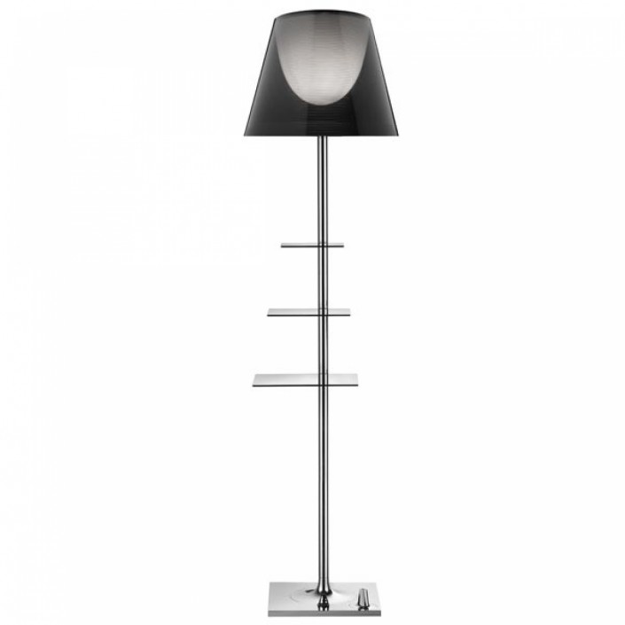Lampadaire Bibliothèque Nationale de couleur fumé de Philippe Starck pour la marque flos chez Valente Design