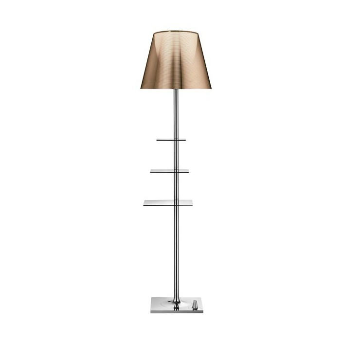 Lampadaire Bibliothèque Nationale de couleur bronze de Philippe Starck pour la marque flos chez Valente Design