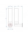 applique tube plan astro lighting