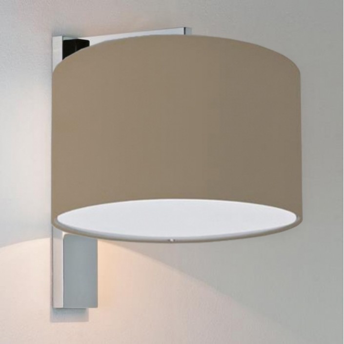 Applique Ravello finition chrome et abat jour huître astro lighting