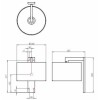 Applique Ravello finition nickel mat plan  astro lighting