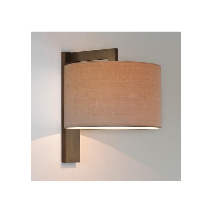 Applique Ravello finition bronze mat et abat jour huître astro lighting