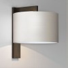 Applique Ravello finition bronze mat et abat jour gris astro lighting